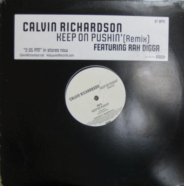 画像1: Calvin Richardson / Keep On Pushin' - Remix - Ft Rah Digga (1)