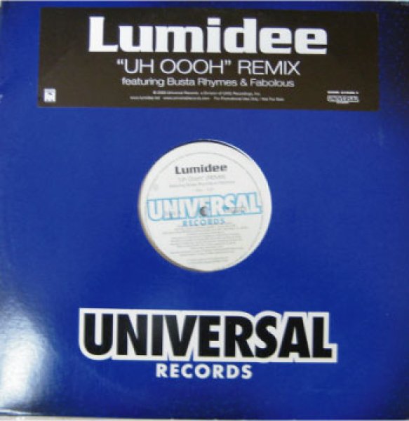 画像1: Lumidee / Uh Oooh Ft Busta Rhymes Fabolous - US Promo Only Remix - (1)