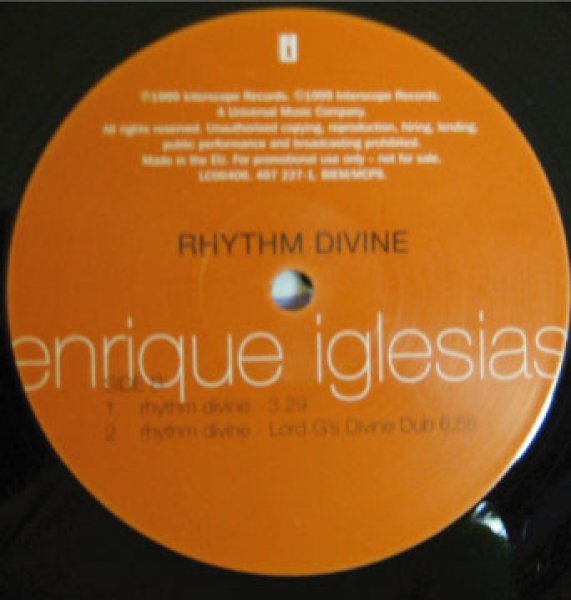 画像1: Enrique Iglesias / Rhythm Divine (1)