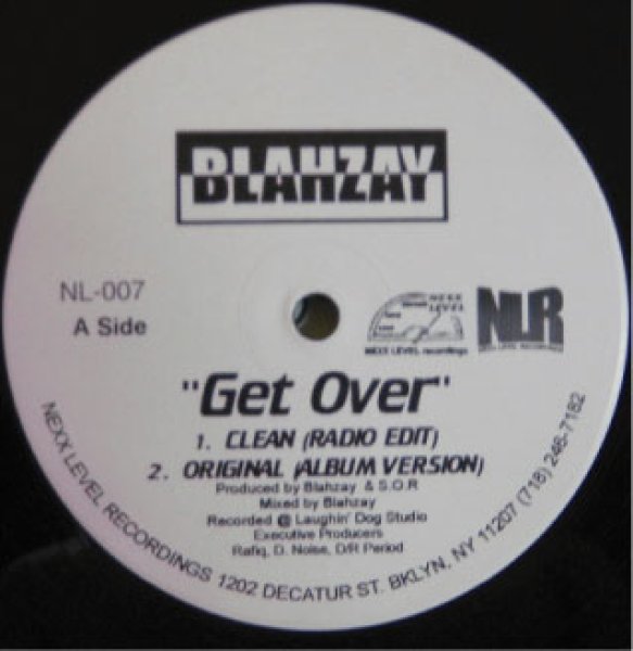 画像1: Blahzay / Get Over - Promo Only - (1)