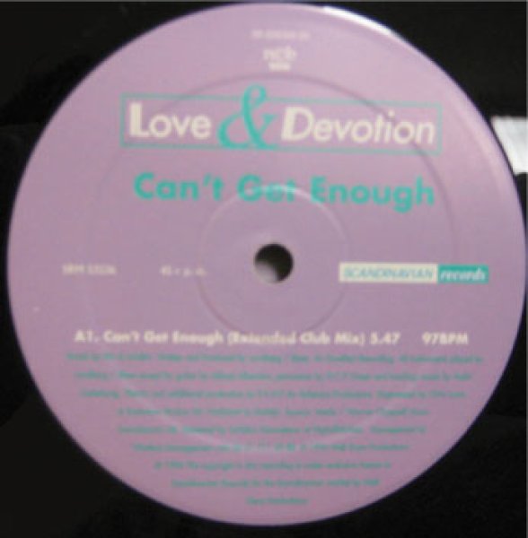 画像1: Love & Devotion / Can't Get Enough (1)