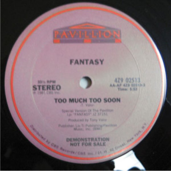 画像1: Fantasy / Too Much Too Soon (1)