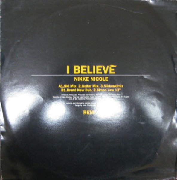 画像1: Nikke Nicole / I Believe - The Recommendable Item - (1)