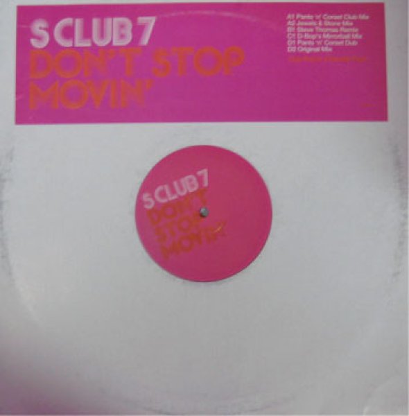 画像1: S Club 7 / Don't Stop Movin' - UK Promo Only W Pac - (1)