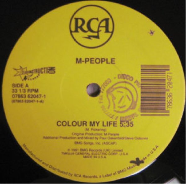 画像1: M People / Colour My Life - US Press - (1)