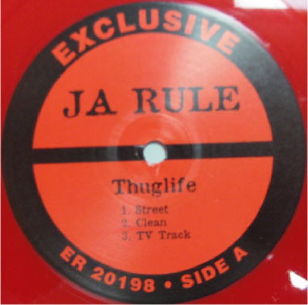 画像1: Ja Rule / Thuglife cw Pain - EXCLUSIVE RED COLOUR PRESS ONLY!!!!! - 2 Pac Cover!!! (1)