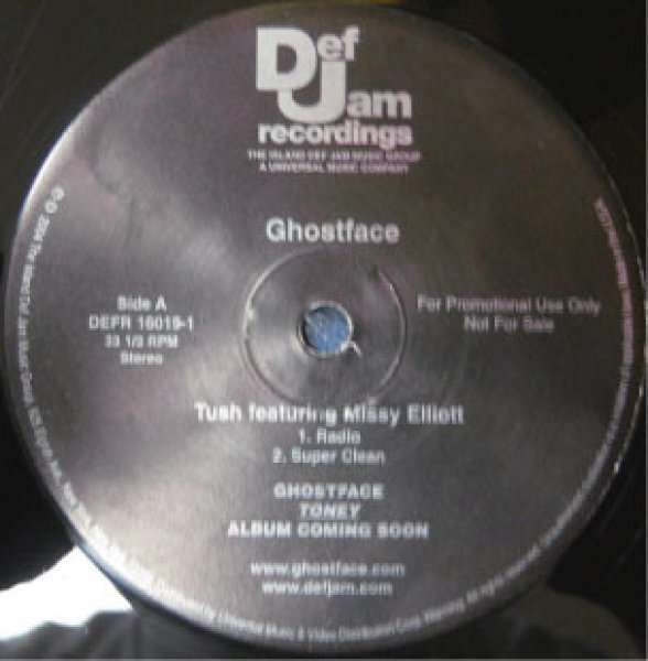 画像1: Ghost Face / Tush Ft Missy Elliot - Promo - (1)