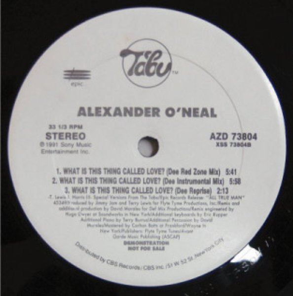 画像1: Alexander O'neal / What Is This Thing Called Love  (1)