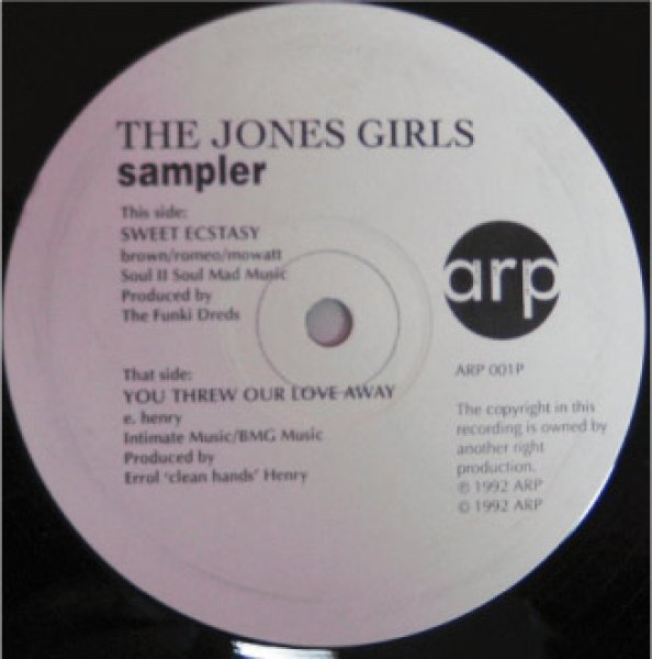 画像1: The Jones Girls / You Threw Our Love Away (1)