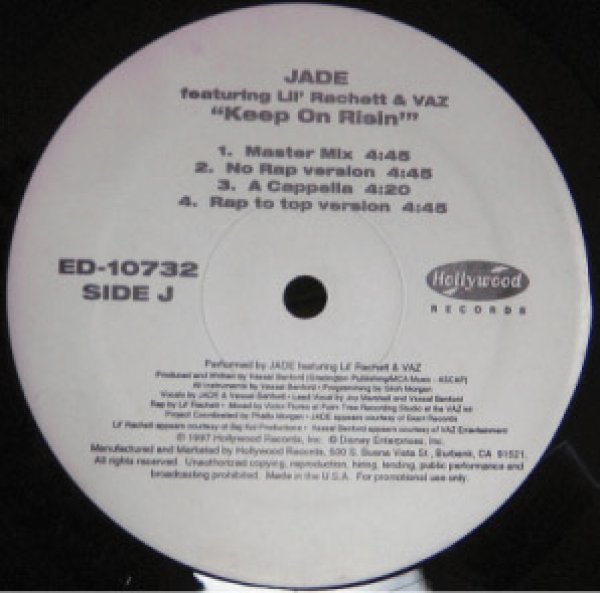 画像1: Jade / Keep On Risin'  CW  Doug E.Fresh  Superstition - US Promo Only -  (1)