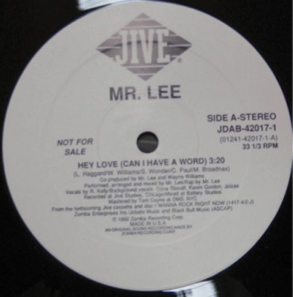 画像1: Mr Lee / Hey Love - US Promo Only - (1)