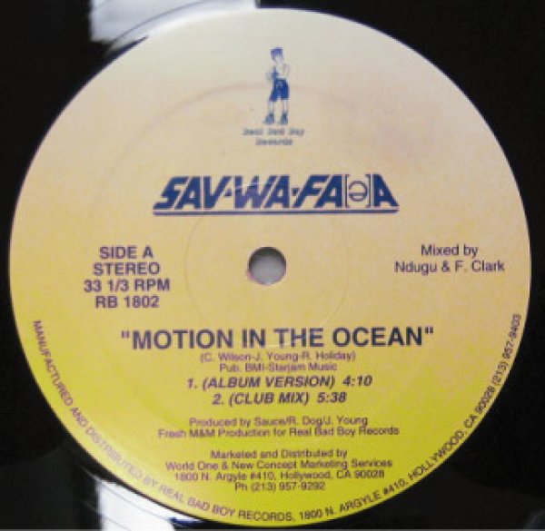 画像1: Sav Wa FaA / Motion In The Ocean (1)