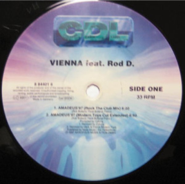 画像1: Vienna ft Rod D. / Amadeus'97 (1)