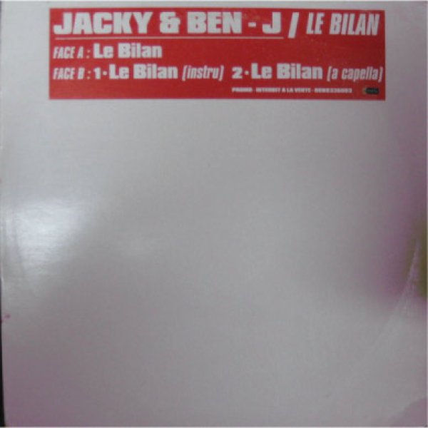 画像1: Jacky & Ben J / Le Bilan (1)