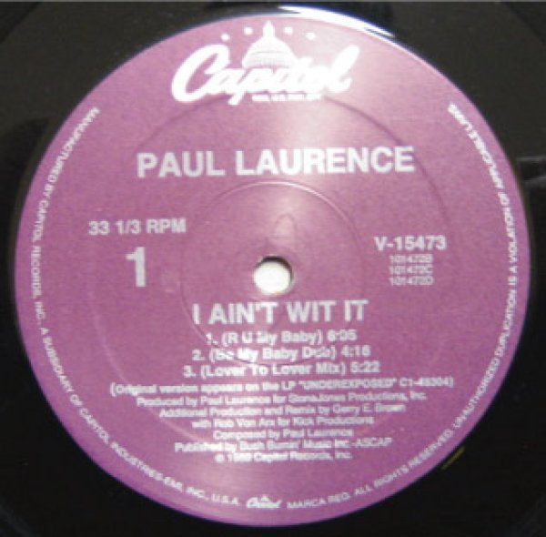 画像1: Paul Laurence / I Ain't Wit It (1)