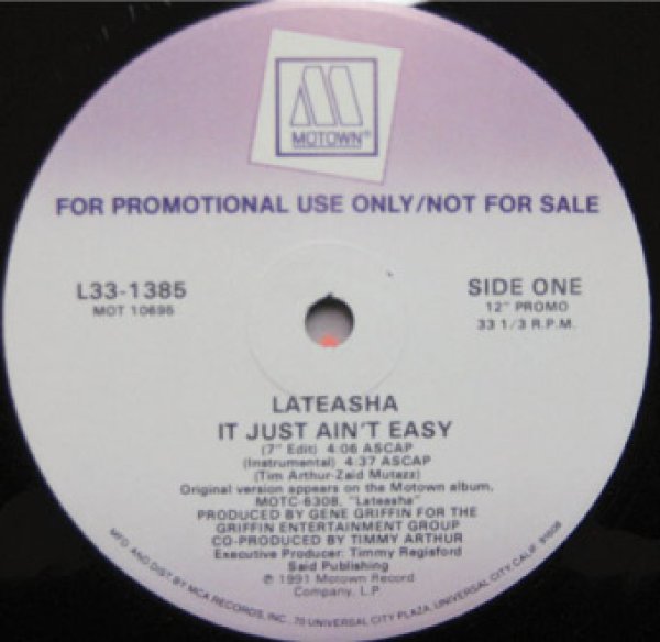 画像1: Lateasha / It Just Ain't Easy - The Recommendable Item - (1)