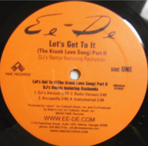 画像1: Ee De / Let's Get To It  (1)