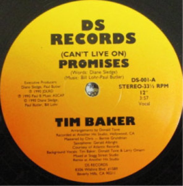 画像1: Tim Baker / Promises (1)