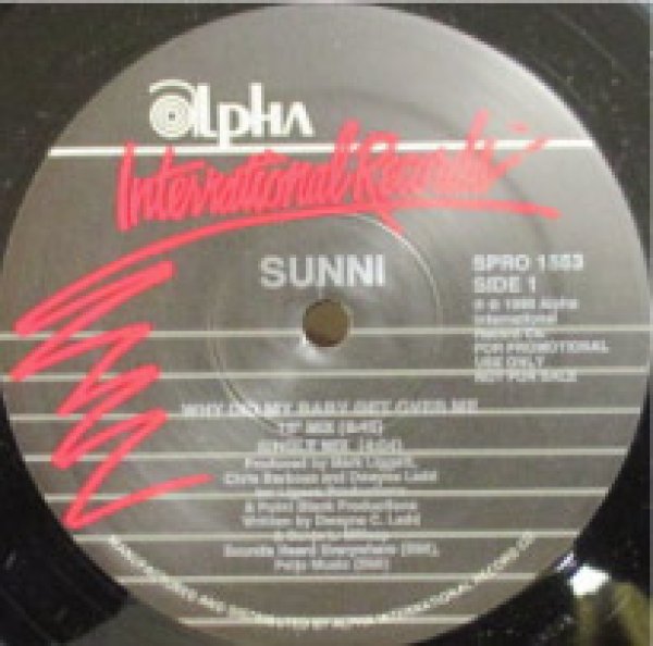 画像1: Sunni / Why Did My Baby Get Over Me - Single Mix - (1)