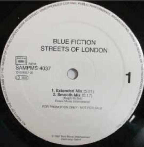 画像1: Blue Fiction / Street Of London - UK Promo Only!!! -  (1)