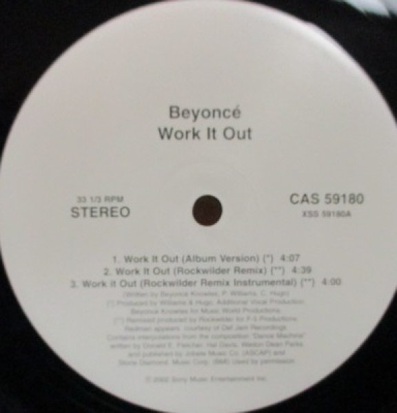 画像1: Beyonce / Work It Out - US Promo Only - (1)