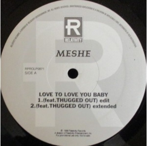 画像1: Meshe / Love To Love You Baby - US Promo Only Cover !!! - (1)