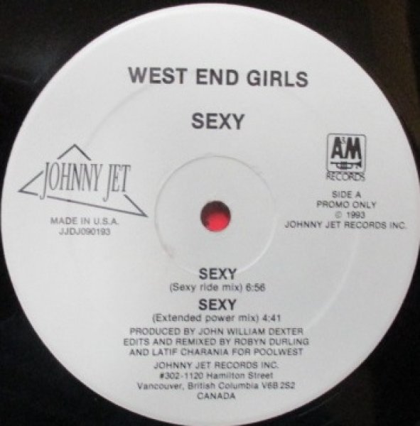 画像1: West End Girls / Sexy - US Promo Only -  (1)