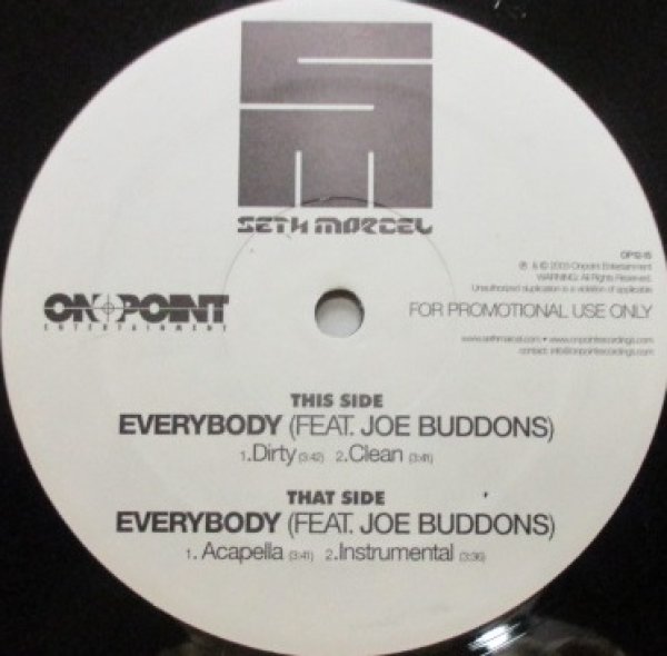 画像1: Senth Mardel / Everybody - US Promo Only - ft Joe Buddons (1)