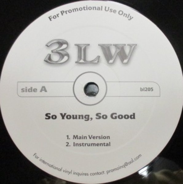 画像1: 3LW / So Young So Good - The Recommandable Rare R&B !!! - (1)