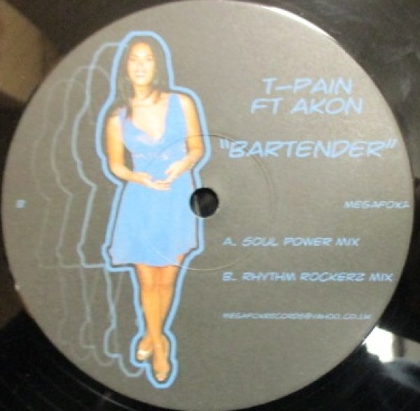 画像1: T Pain ft Akon / Bartender - Remixes -  (1)