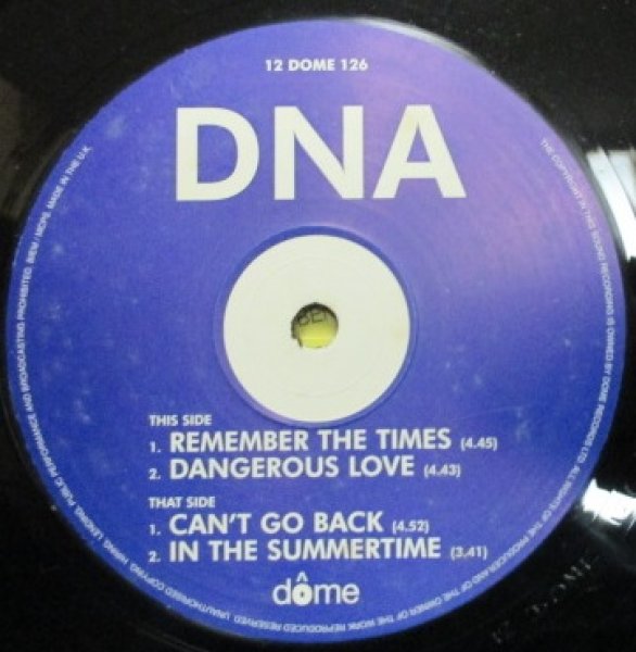 画像1: DNA / In The Summertime , cw Remember The Times , Dangerous Love , Can't Go Back (1)