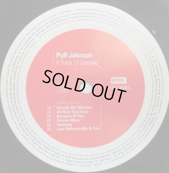 画像1: Puff Johnson / 6 Track LP Sampler - UK Promo Only !!!!!!!!!!!!!!!!!!! - Inc. Outside My Window (1)