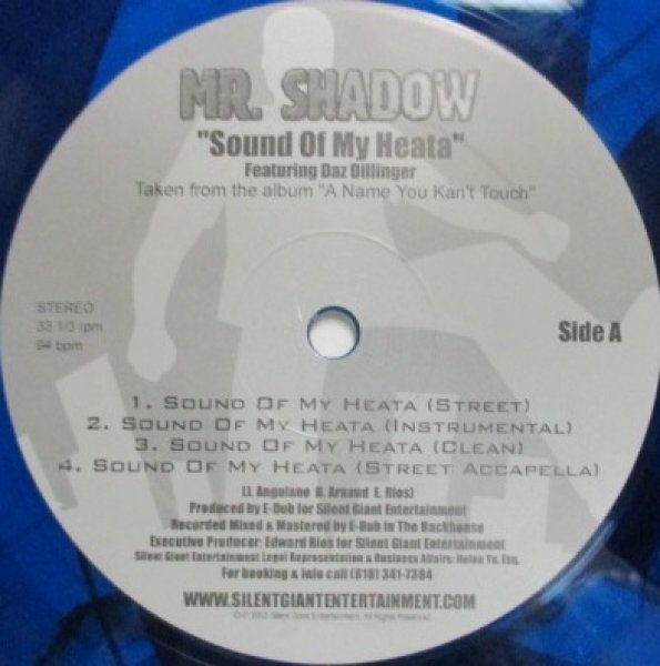 画像1: Mr Shadow / Sound Of My Heata cw We Fu%@ing Tonight (1)