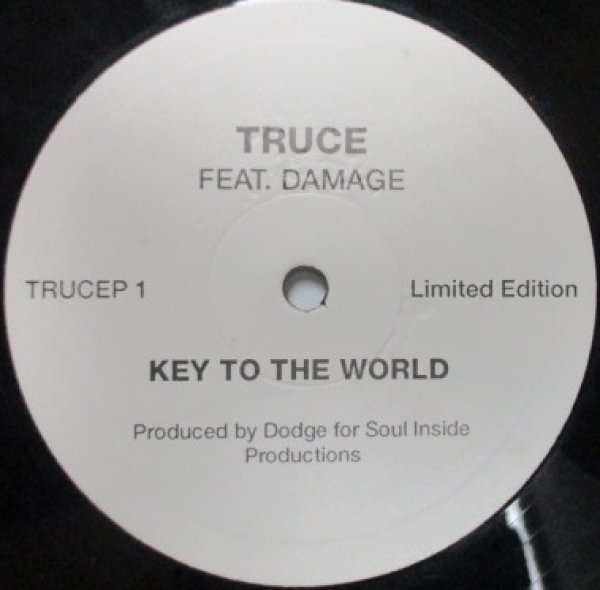 画像1: Truce ft Damage / Key To The World - 10 Inch UK Promo Only -  (1)