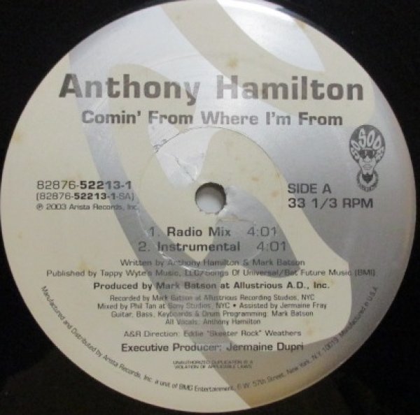 画像1: Anthony Hamilton / Comin' From Where I'm From (1)