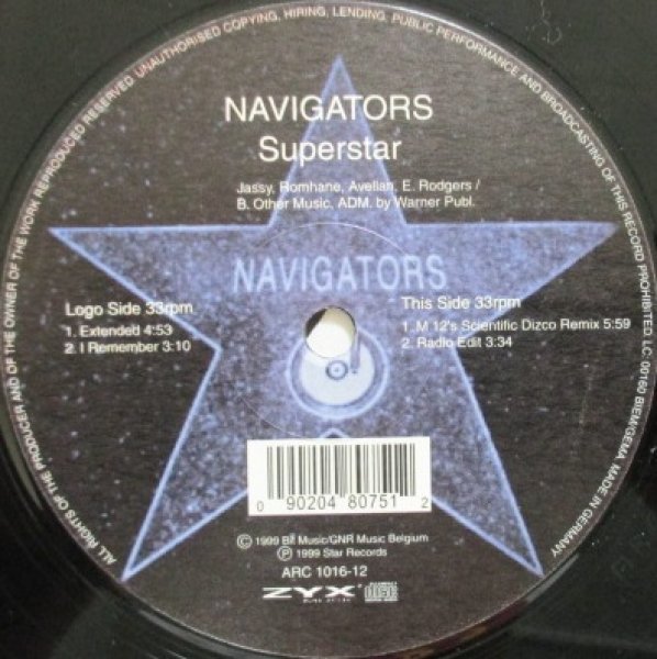 画像1: Navigators / Super Star - The Recommendable Item - Ger Press. (1)