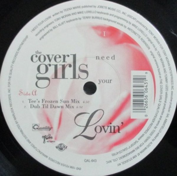 画像1: The Cover Girls / I Need Your Lovin' cw Sukiyaki - Great Cover - (1)