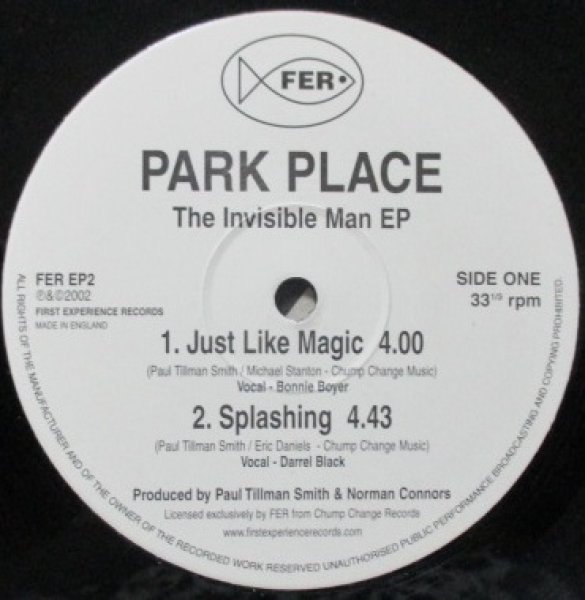 画像1: Park Place / The Invisible Man EP - The Recommendable Item - (1)