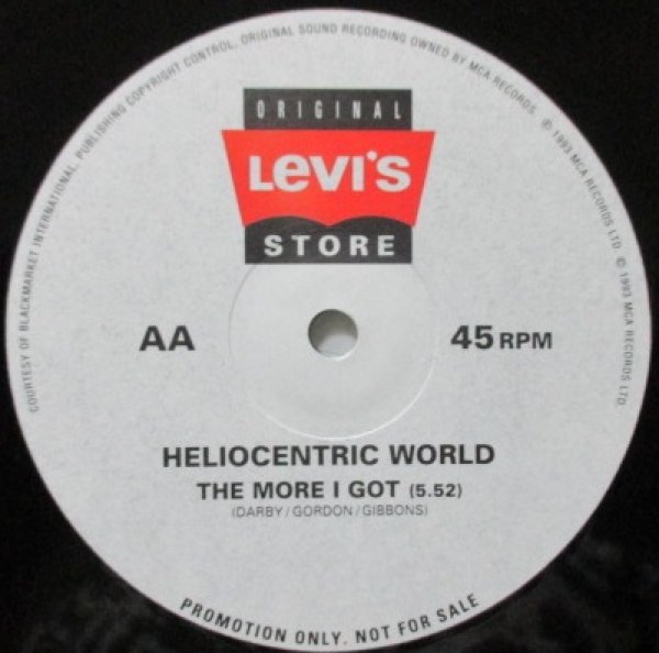 画像1: JTQ ft Noel Mckoy / Supernatural Feeling cw Heliocentric World - The More I Got - UK Promo Only - (1)