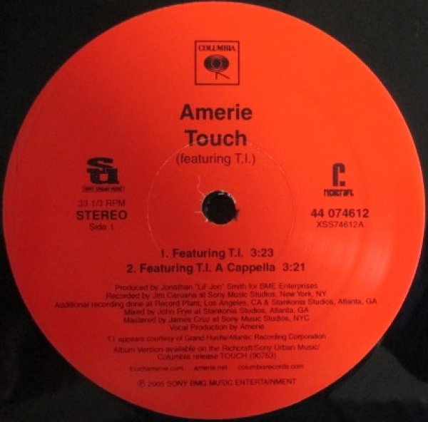 画像1: Amerie / Touch ft TI (1)