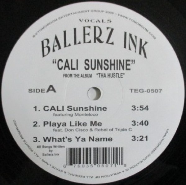 画像1: Ballerz Ink / Cali Sunshine  (1)