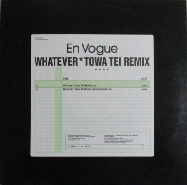 画像1: En Vogue / Whatever - Towa Tei Remix - (1)