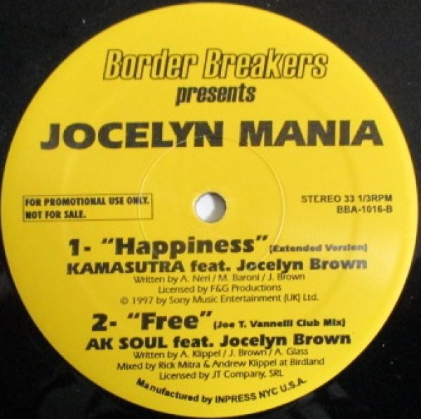 画像1: Jocelyn Mania / Believe , Happiness , Free (1)