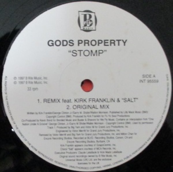 画像1: Gods Property / Stomp ft Kirk Franklin & Salt - Nice Cover - (1)