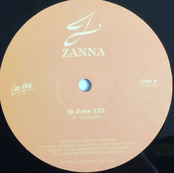 画像1: Zanna / Sir Duke , Never Gonna Stop , Livin' It Up - The Recommendable Item - (1)