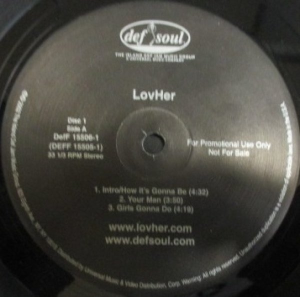 画像1: lovHer / LovHer - promo only LP - (1)