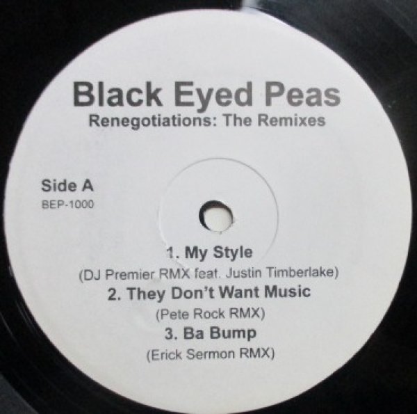 画像1: Black Eyed Peas / Renegotiations : The Remixes , My Style , Thet Don't Want Music , Ba Bump , Feel It , Audio Delite At Low Fidelity , Disco Club (1)