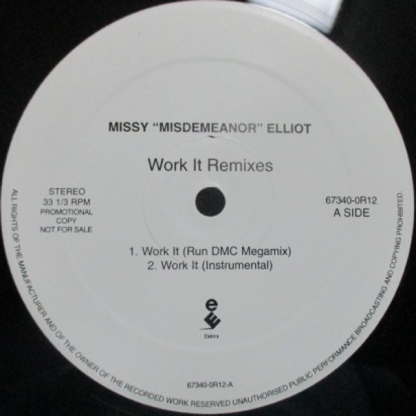 画像1: Missy Eliot / Work It - Remixes - (1)