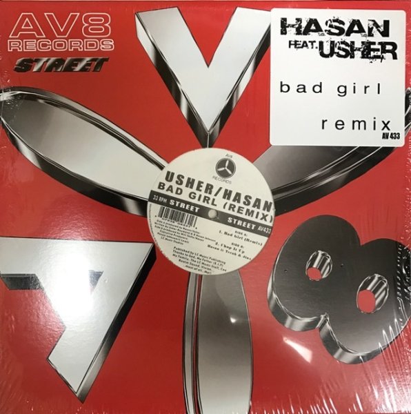 画像1: Usher / Bad Girl cw Hasan Chop It Up - AV 8 - (1)