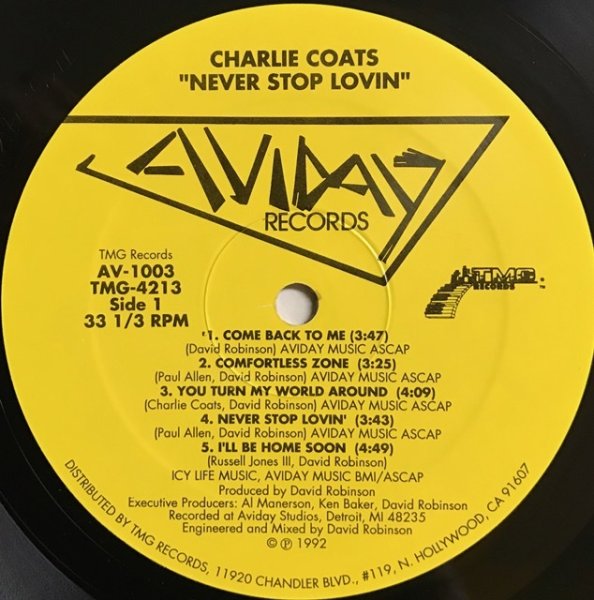 画像1: Charlie Coats / Never Stop Lovin - LP - (1)